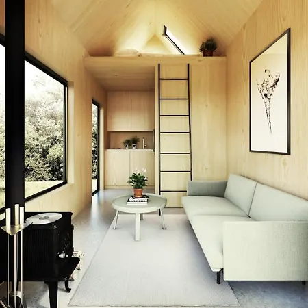 Aframe Tranquility Creekside Chic Retreat Cabin 9